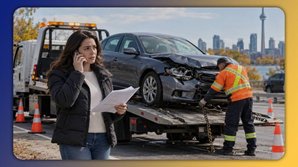 Insurance Cover Towing After an Accident in Ontario 2026